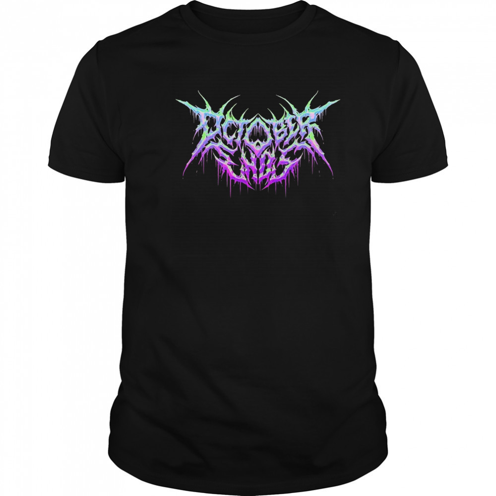 October Ends Death Logo T-shirt