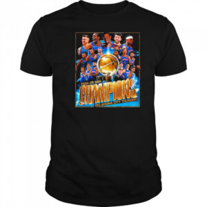Oklahoma City Thunder 2025 NBA Finals Champions Roster Photo T-Shirt