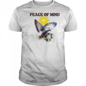Peace of Mind dove rose white shirt