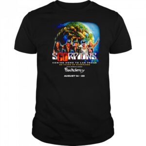 Scorpions Coming Home To Las Vegas 60 Years Of Scorpions Tour On August 14 And 23 2025 shirt