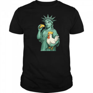 Statue Of Liberty TACO Trump Always Chickens Out Funny 2025 Shirt
