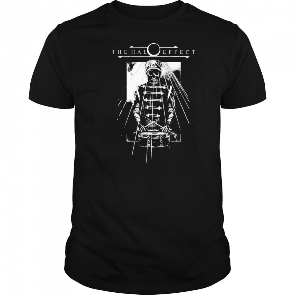 The Halo Effect Odyssey Music Marching Skeleton shirt