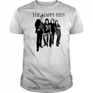 The happy fits photo invert black white shirt