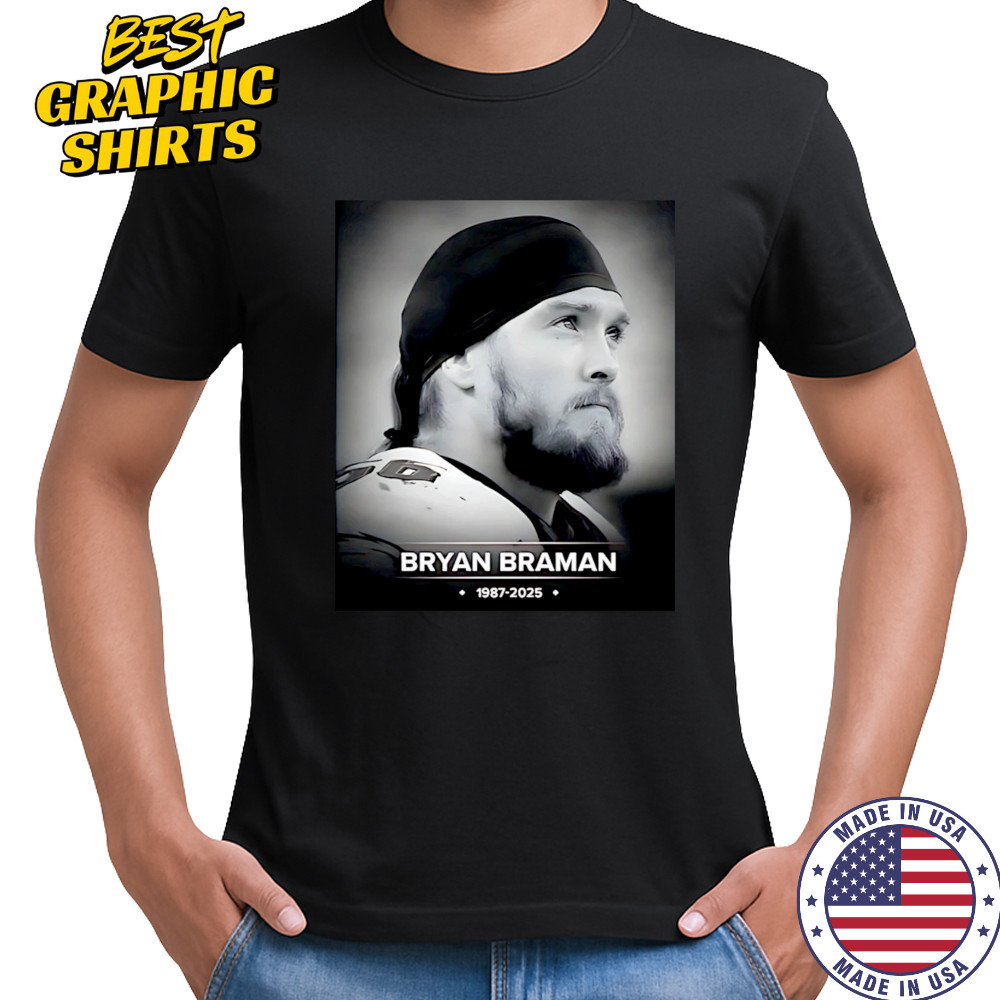 Bryan Braman 1987 2025 in Memory shirt