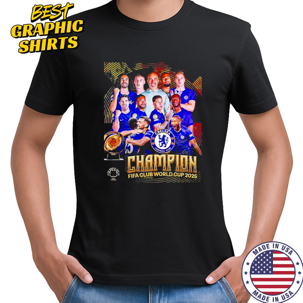 Chelsea 2025 Fifa Club World Cup Champions Winner T-Shirt