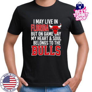 I may live in Florida but on game day my heart and soul belongs to the Bulls shirt