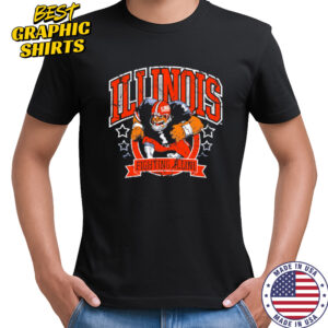 Illinois Football Vintage Distressed shirt