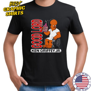 Ken Griffey Jr Good Lord cartoon shirt