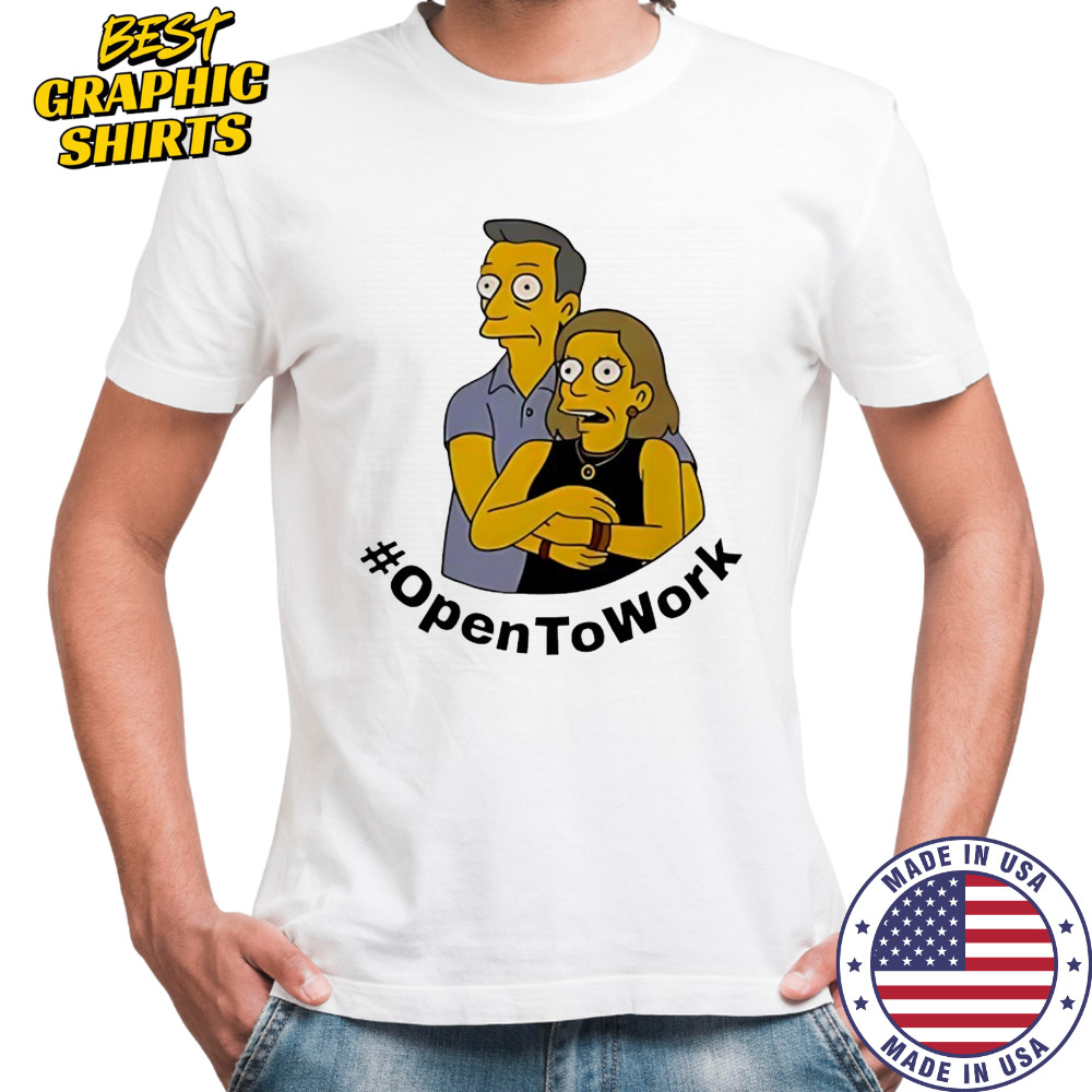 Kiss Cam Viral X The Simpsons OpentoWork shirt