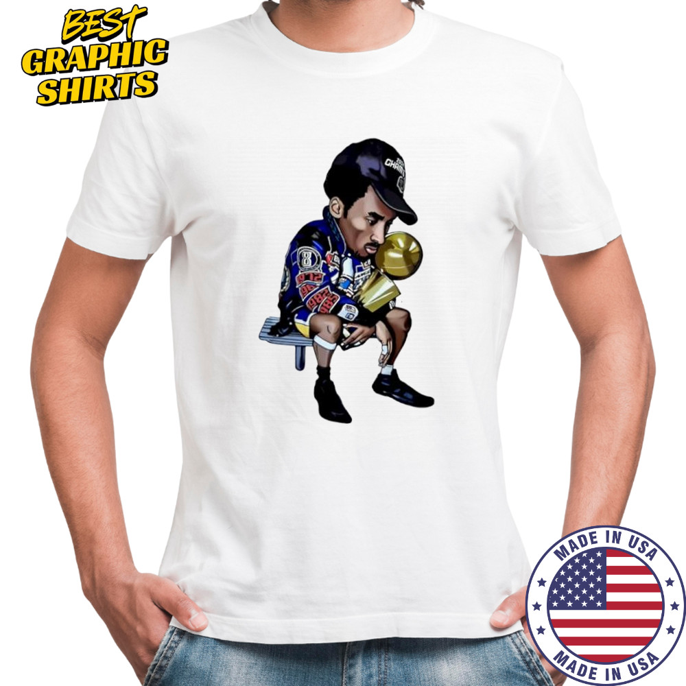 Kobe Bryant Art Los Angeles Lakers jersey cartoon shirt