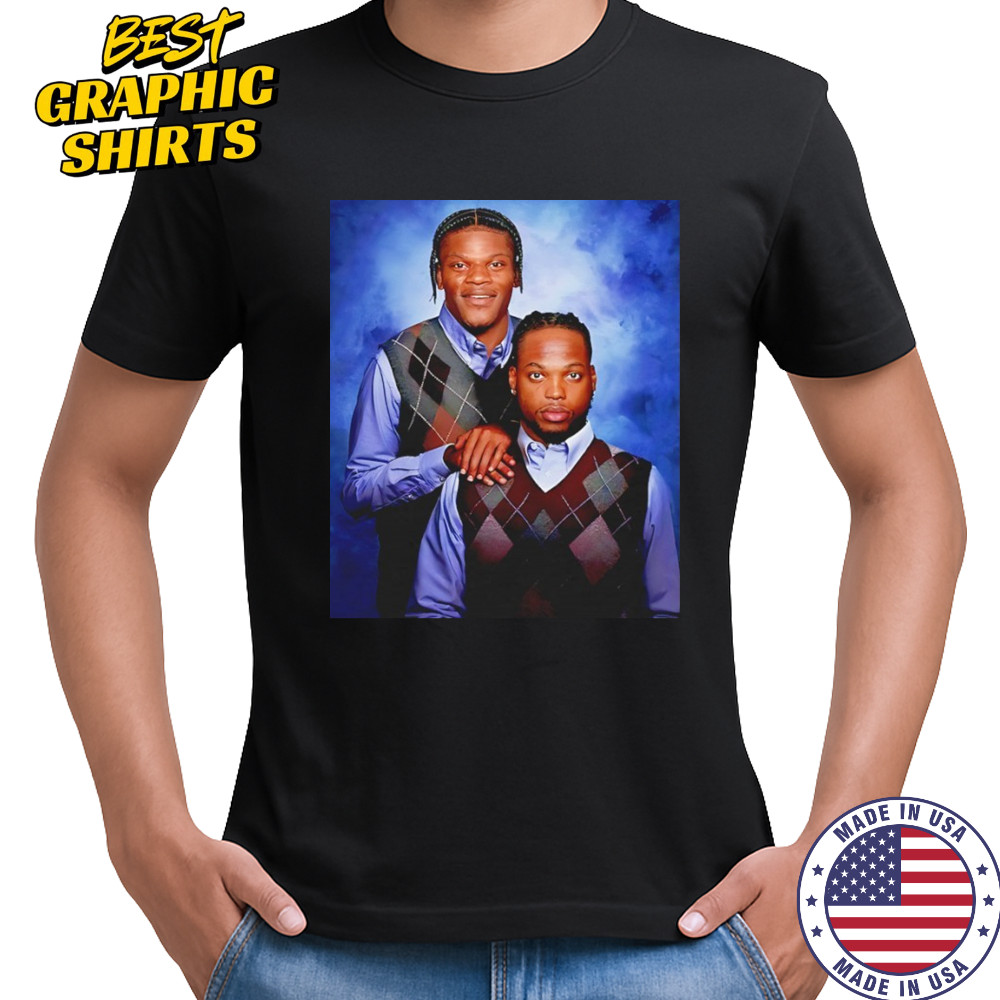 Lamar Jackson and Derrick Henry Baltimore Ravens NFL Step Brothers shirt