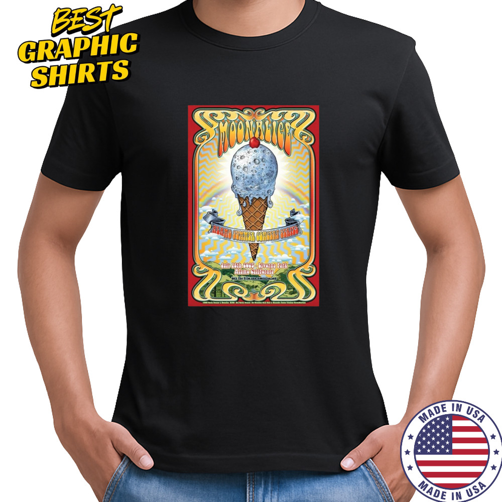 Moonalice Livorna Park Alamo CA July 18 2025 Poster Shirt