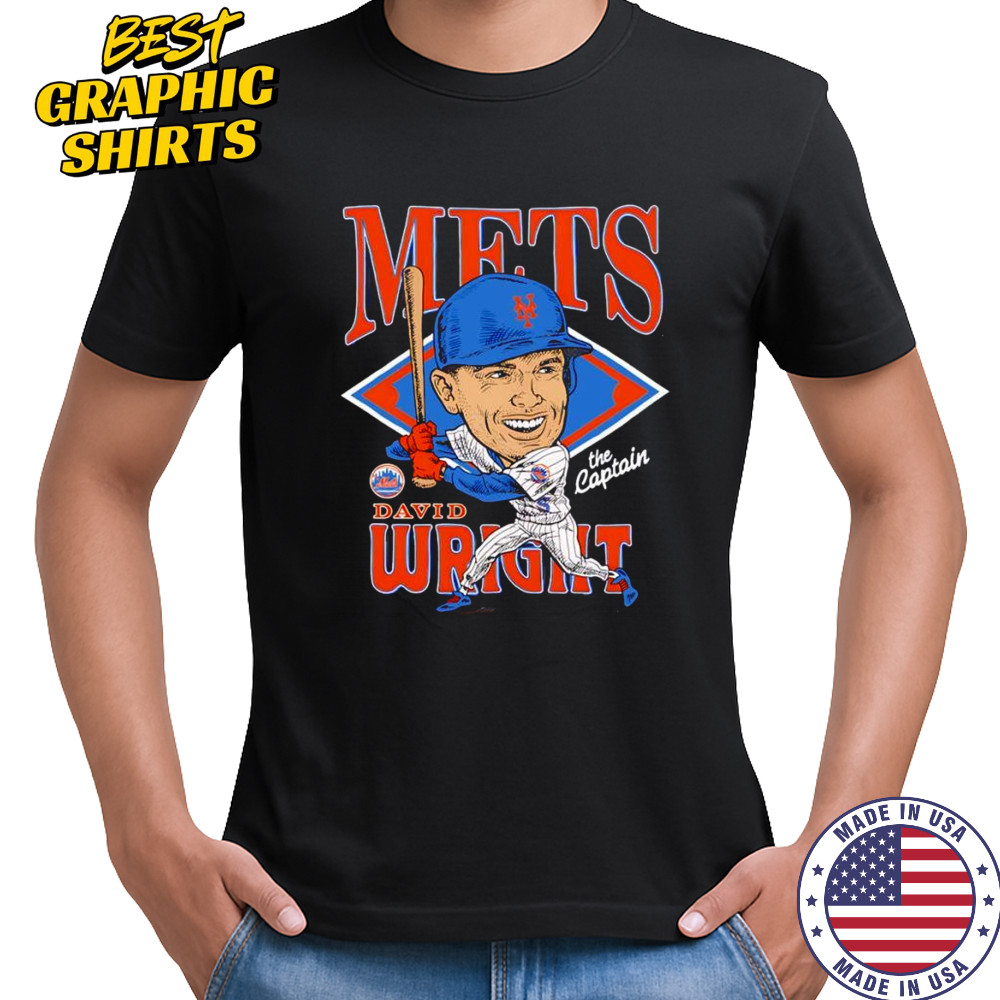 New York Mets David Wright Caricature shirt