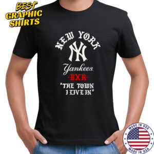 New York Yankees Raised In New York Town T-Shirt
