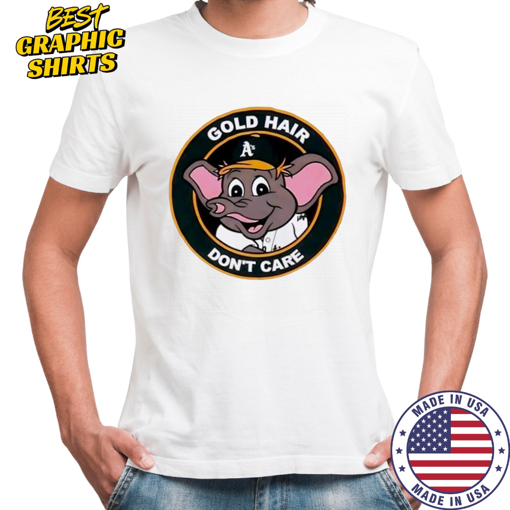 Oakland Athletics Gold Hair Don’t Care Baseball shirt
