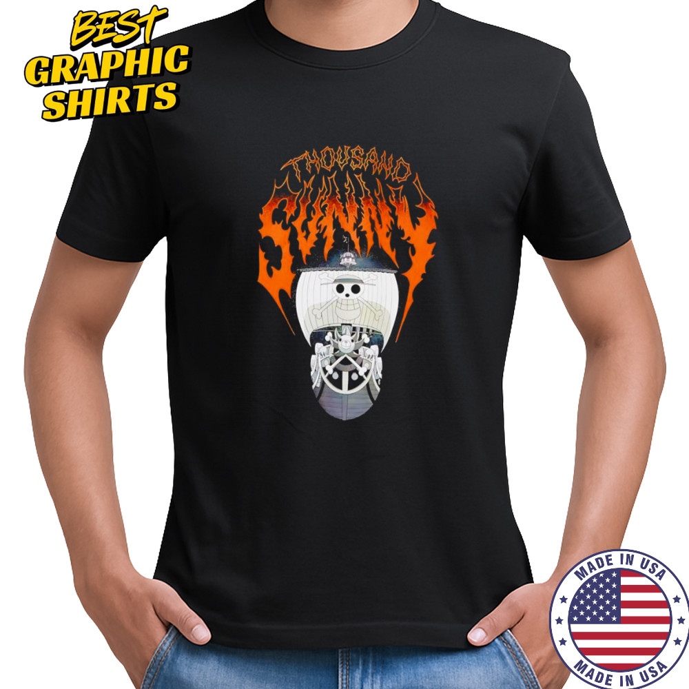 One Piece Thousand Sunny Metal shirt