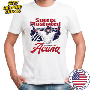 Ronald Acuna Jr. Sports Illustrated and Atlanta Player shirt