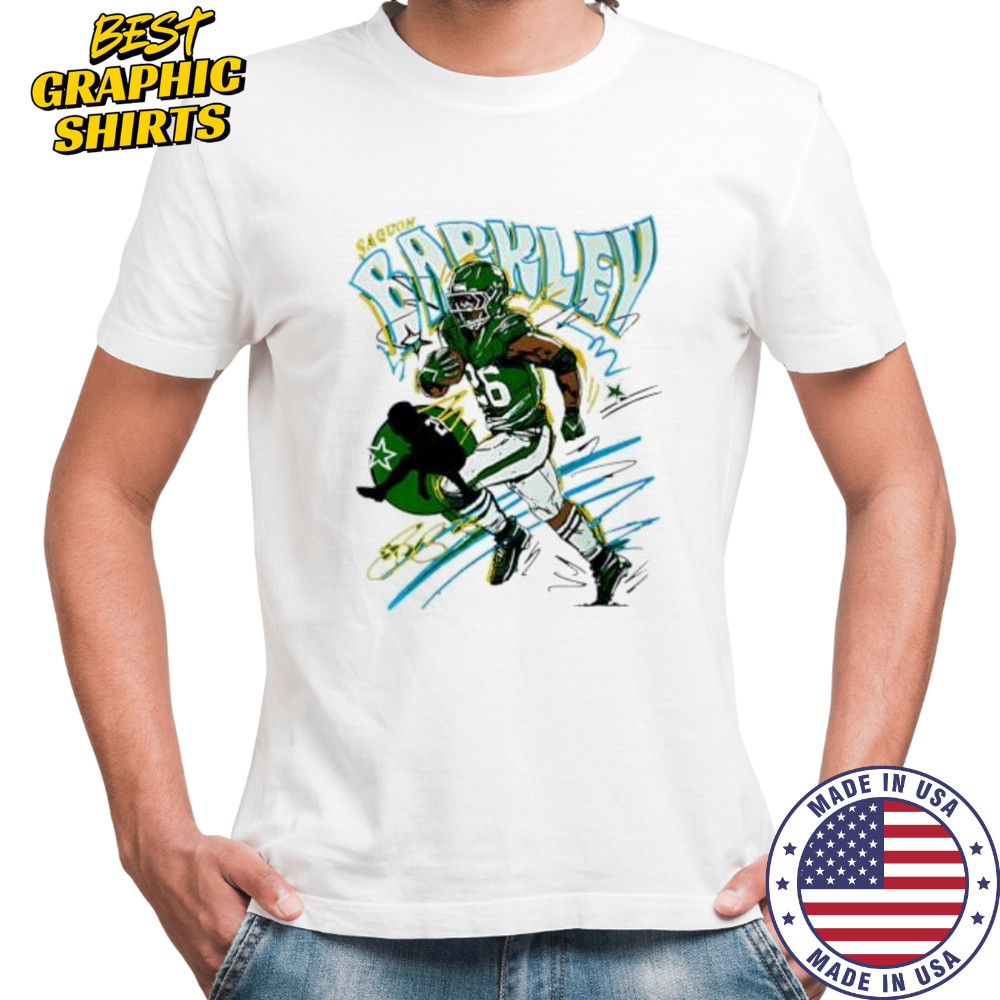 Saquon Barkley Philadelphia Scribble signature shirt
