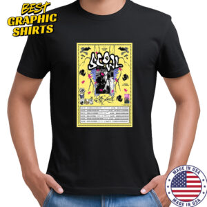 Scowl 2025 United States Tour Show Poster Shirt