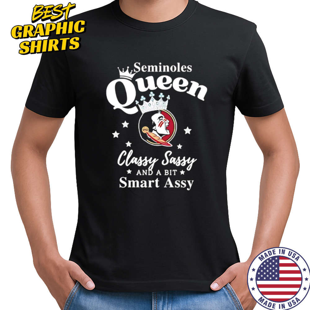 Seminoles Queen Classy Sassy And A Bit Smart Assy logo shirt Seminoles Queen Classy Sassy And A Bit Smart Assy logo shirt