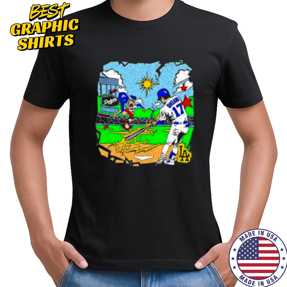 Shohei Ohtani x Monkey D. Luffy One Piece shirt