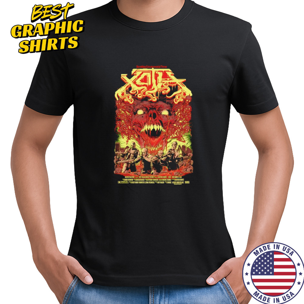 Shredding Extraterrestrial Terror Xoth shirt