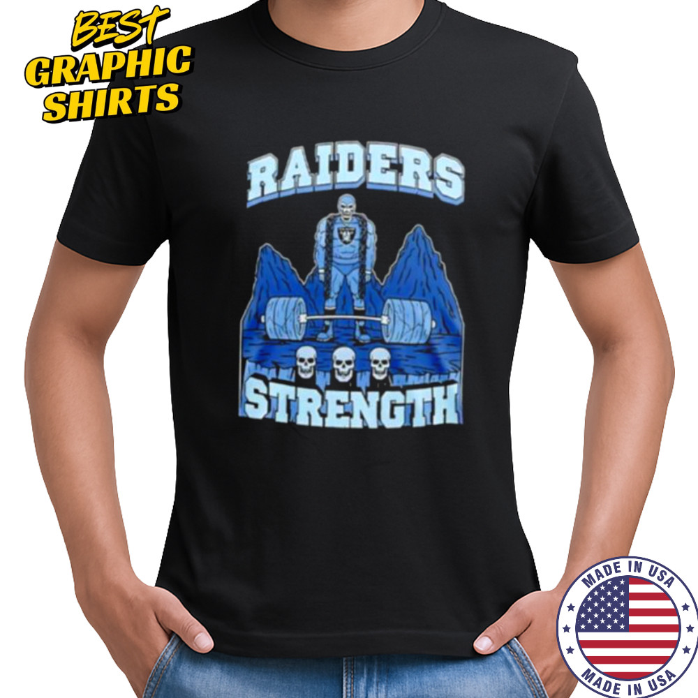 Skeleton Las Vegas Raiders Strength shirt