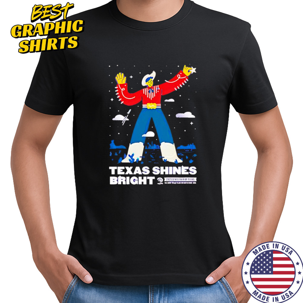 Texas Shines Bright 2025 shirt