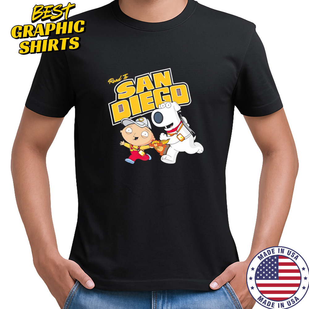 The Road to San Diego Family Guy shirt