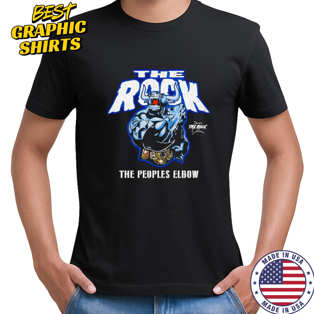The Rock the peoples elbow shirt