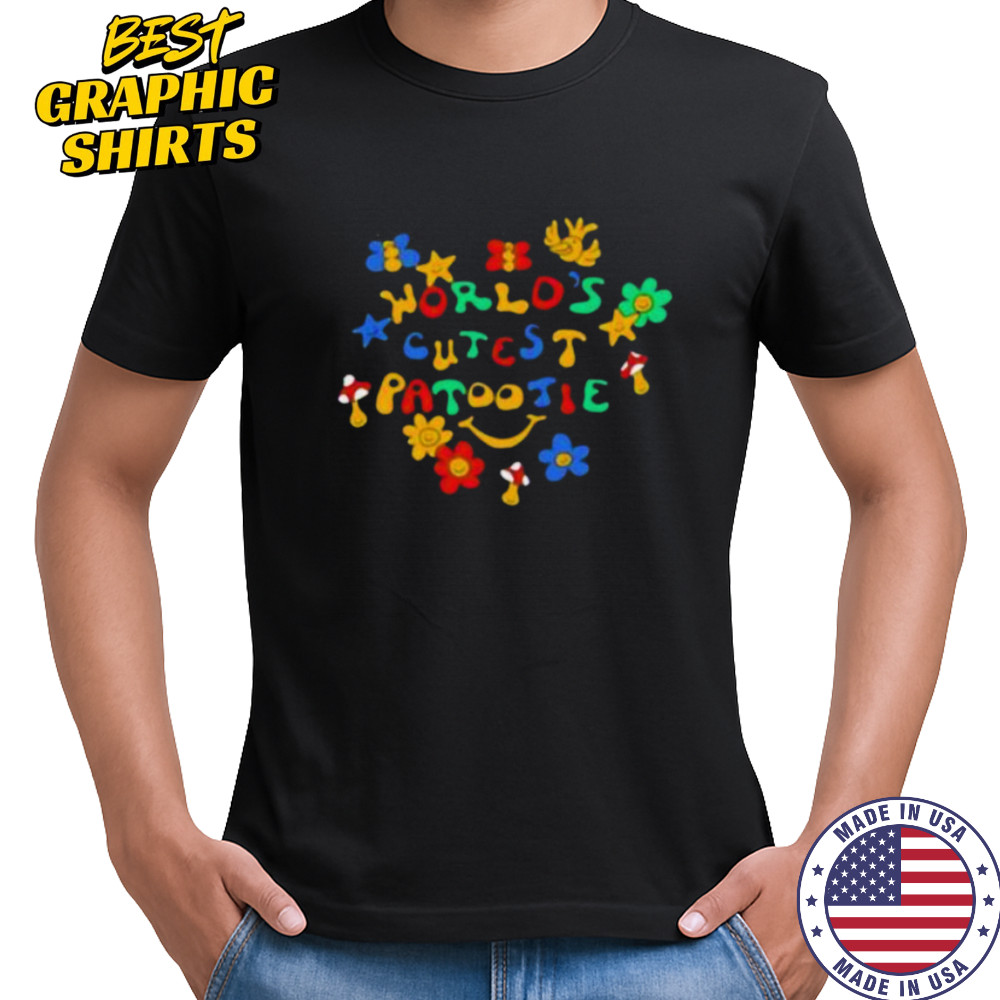 World’s cutest patootie flowers shirt