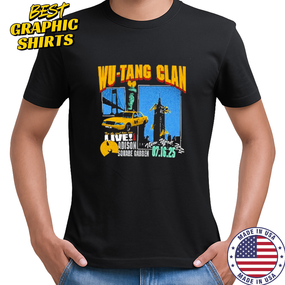 Wu Tang Clan New York, NY July 16 2025 Show T-Shirt