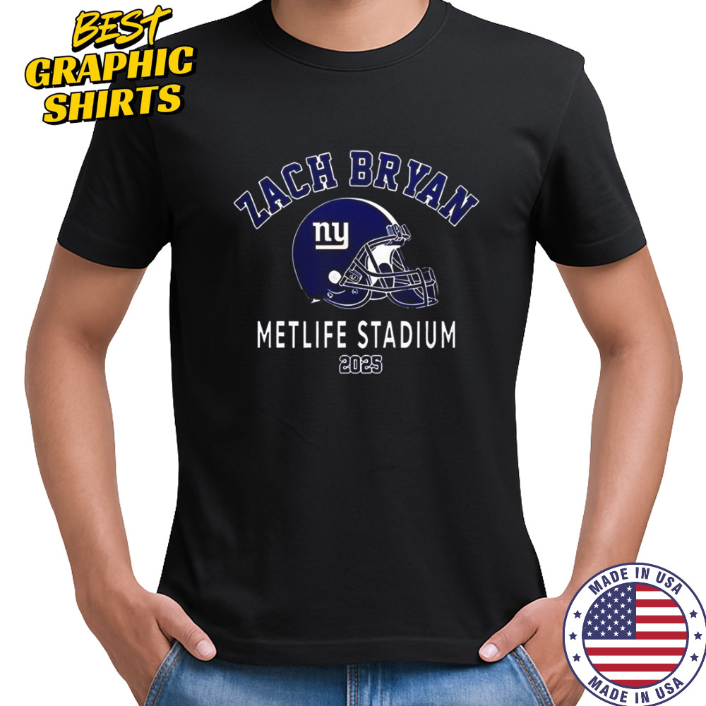 Zach Bryan New York Giants Kings Of Leon T-Shirt
