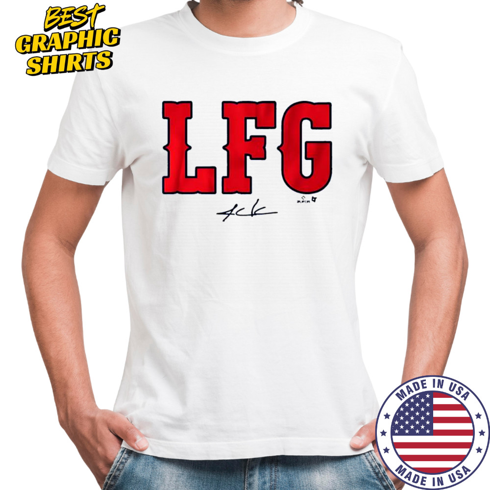 Alex Cora LFG signature shirt