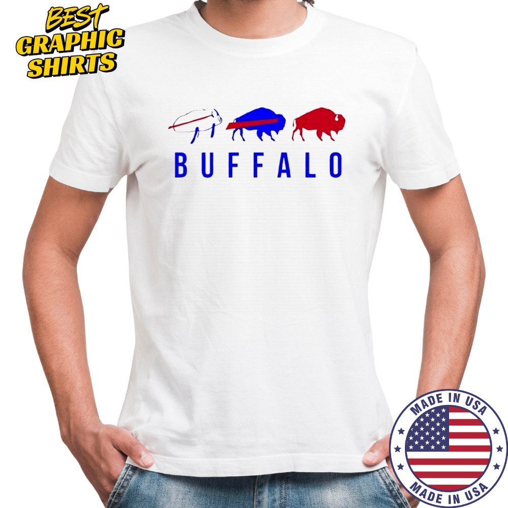Buffalo Bills logo versions shirt