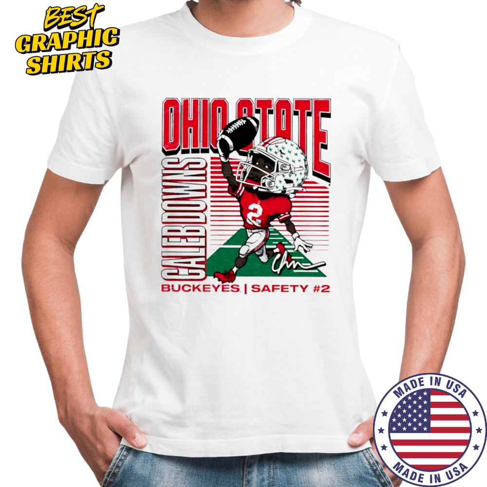 Caleb Downs Ohio State Caricature cartoon shirt