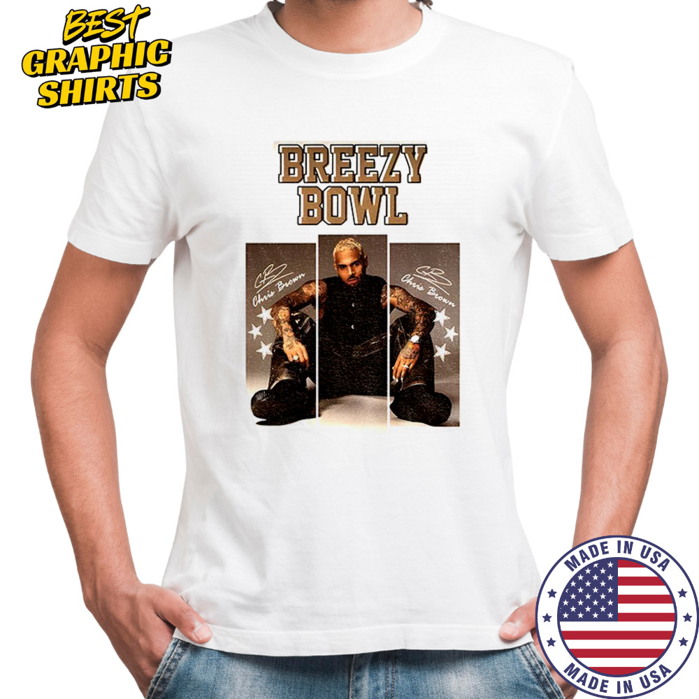Chris Brown 2025 Breezy Bowl XX graphic shirt