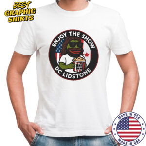 Enjoy the show DC Lidstone logo shirt
