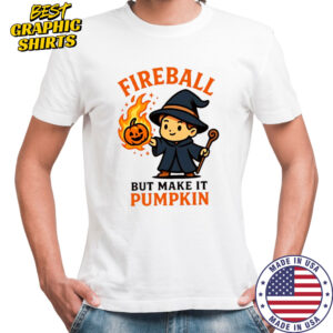 Fireball But Make It Pumpkin Dungeons and Dragons shirt