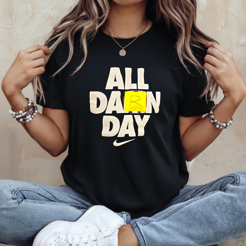 All Darn Day Dri logo_Ladies T-Shirt