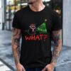 Black Cat What 67 Christmas tree_T-Shirt
