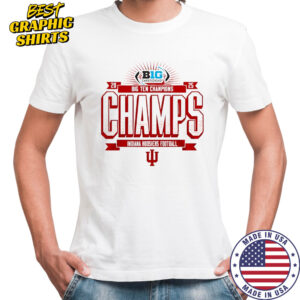 Big Championship 2025 Big Ten Champions Champs Indiana Hoosiers Football Shirt
