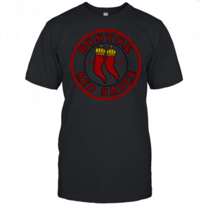 Boston Red Sauce red chili peppers logo shirt