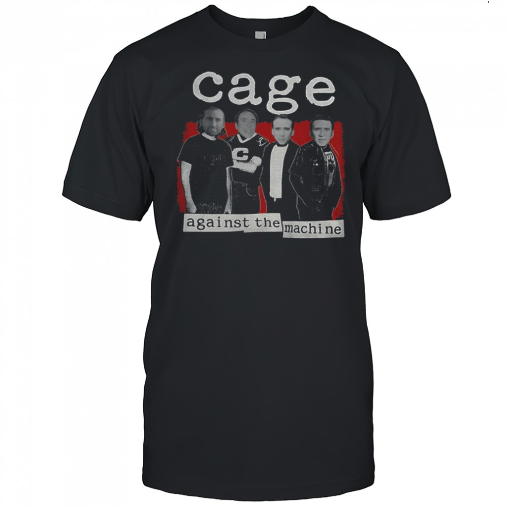 Cage Against Meme Nicolas the Machine Parody shirt