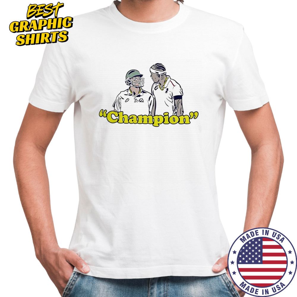 Champion Gabba sledge shirt