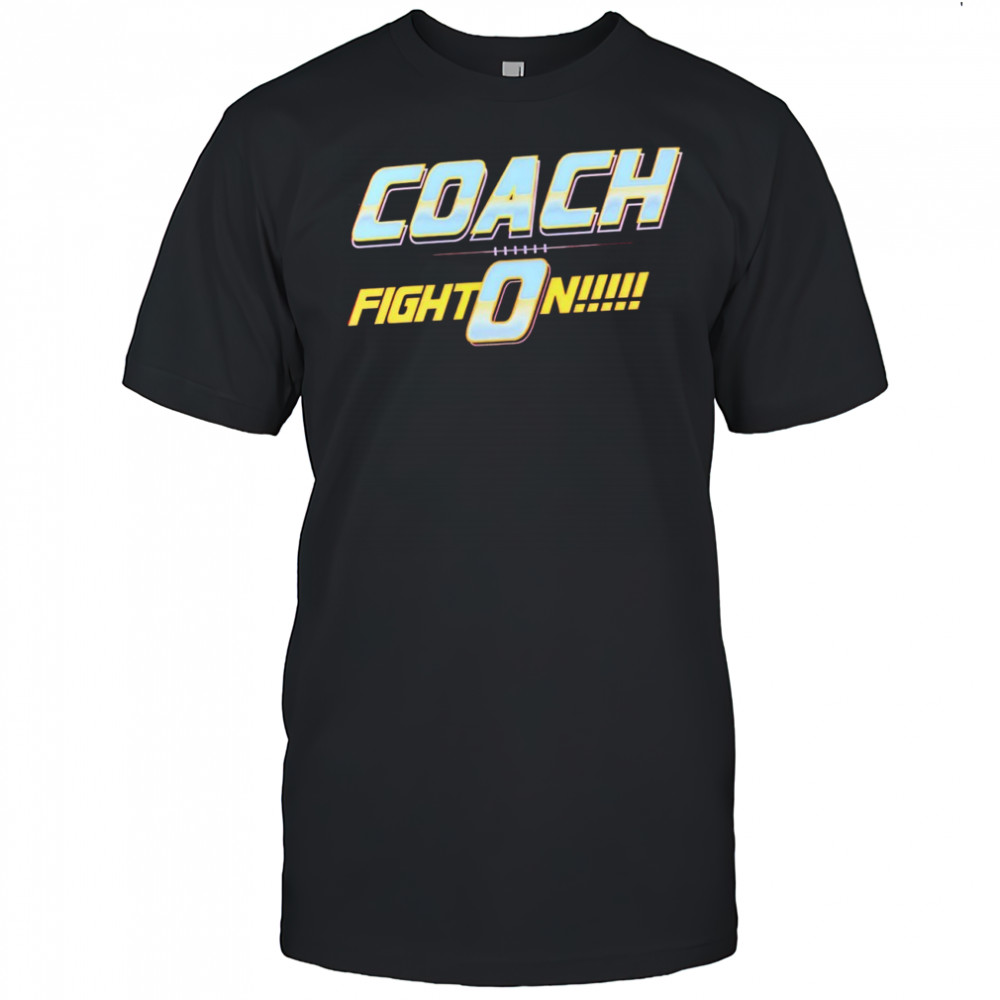 Coach fight on USC Trojans football T-shirt