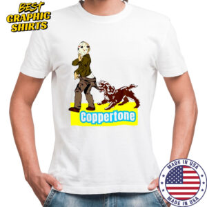 Coppertone Mask Dog graphic shirt