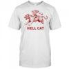 Cowgirl riding tiger Hell Cat shirt