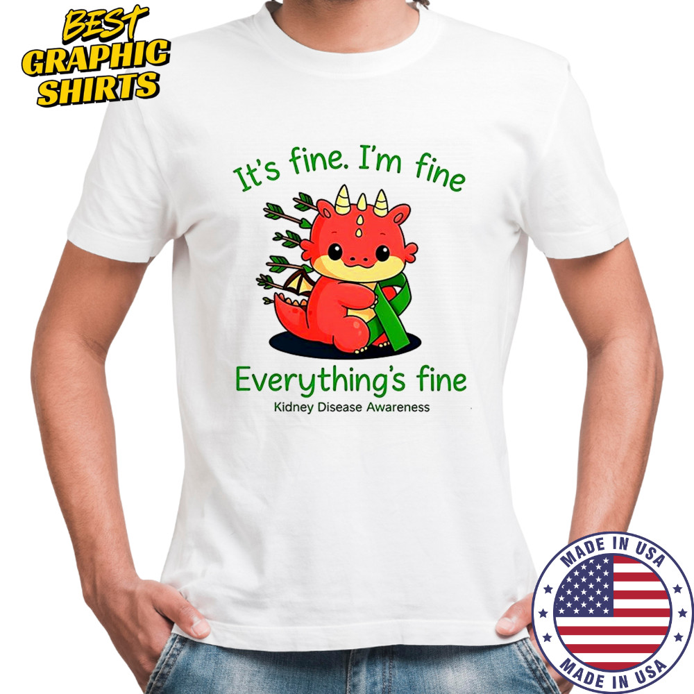 Dragon It’s fine I’m fine everything’s fine shirt