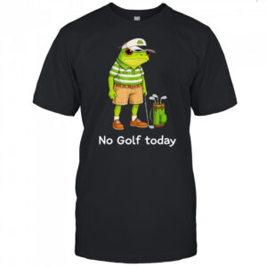 Frog Golfer No Golf Today shirt